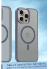 BFS  iPhone 15 Pro Kılıf Radyant Magsafe Kapak - Titan Gri