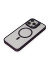 BFS  iPhone 15 Pro Kılıf Roblox Lens Magsafe Standlı Kapak - Derin Mor