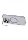 BFS iPhone 15 Pro Kılıf Roblox Lens Magsafe Standlı Kapak - Siyah