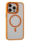 BFS  iPhone 15 Pro Kılıf Roblox Lens Magsafe Standlı Kapak - Turuncu