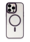 BFS  iPhone 15 Pro Kılıf Room Magneticsafe Silikon - Derin Mor