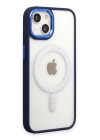 BFS  iPhone 15 Pro Kılıf Room Magneticsafe Silikon - Lacivert