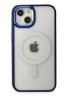 BFS  iPhone 15 Pro Kılıf Room Magneticsafe Silikon - Lacivert