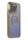 BFS  iPhone 15 Pro Kılıf Slot Silikon - Gold