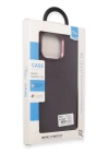 BFS  iPhone 15 Pro Kılıf Velvet Magsafe Kapak - Siyah