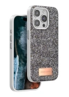 BFS  iPhone 15 Pro Max Bright Simli Kapak - Gümüş