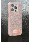 BFS  iPhone 15 Pro Max Bright Simli Kapak - Pembe