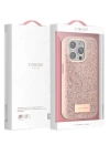 BFS  iPhone 15 Pro Max Bright Simli Kapak - Pembe