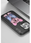 BFS  iPhone 15 Pro Max Cute Desenli Kapak - Siyah