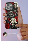 BFS  iPhone 15 Pro Max Flower Series Magsafe Kapak - Mavi