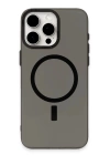 BFS  iPhone 15 Pro Max Kılıf Anka PC Magneticsafe Sert Metal Kapak - Siyah