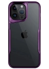 BFS  iPhone 15 Pro Max Kılıf Boyi Silikon Kapak - Derin Mor
