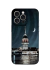 BFS  iPhone 15 Pro Max Kılıf Crew Desenli Kapak - Kız Kulesi