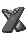 BFS iPhone 15 Pro Max Kılıf Elegant Kapak - Siyah