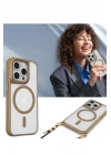 BFS  iPhone 15 Pro Max Kılıf Enka Magsafe Silikon Kılıf - Desert