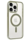 BFS  iPhone 15 Pro Max Kılıf Erozi Magsafe Kapak - Gri