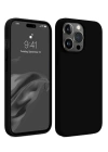 BFS  iPhone 15 Pro Max Kılıf First Silikon - Siyah
