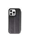 BFS  iPhone 15 Pro Max Kılıf Flip Cover - Siyah