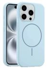BFS iPhone 15 Pro Max Kılıf Jully Magsafe Kapak - Mavi