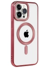 BFS  iPhone 15 Pro Max Kılıf Kronos Magsafe Kapak - Bordo