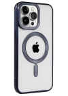 BFS  iPhone 15 Pro Max Kılıf Kronos Magsafe Kapak - Lacivert