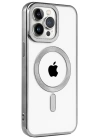 BFS  iPhone 15 Pro Max Kılıf Kronos Magsafe Kapak - Titanyum Gri
