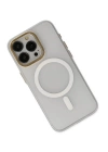 BFS  iPhone 15 Pro Max Kılıf Lodos Magneticsafe Mat Kapak - Şeffaf