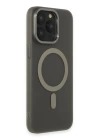 BFS  iPhone 15 Pro Max Kılıf Lodos Magneticsafe Mat Kapak - Titan Gri