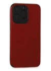 BFS  iPhone 15 Pro Max Kılıf Loop Deri Silikon - Kırmızı