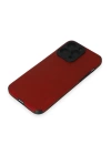 BFS  iPhone 15 Pro Max Kılıf Loop Deri Silikon - Kırmızı