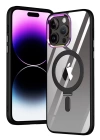BFS  iPhone 15 Pro Max Kılıf  Magneticsafe Standlı Kapak - Siyah