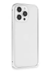 BFS  iPhone 15 Pro Max Kılıf Metal Bumper Magneticsafe Kapak - Gümüş
