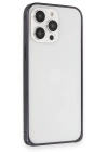 BFS  iPhone 15 Pro Max Kılıf Metal Bumper Magneticsafe Kapak - Lacivert
