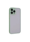 BFS  iPhone 15 Pro Max Kılıf Montreal Silikon Kapak - Açık Yeşil