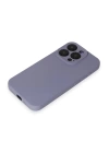 BFS  iPhone 15 Pro Max Kılıf Nano içi Kadife Silikon - Lila