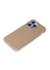 BFS  iPhone 15 Pro Max Kılıf Nano içi Kadife Silikon - Pudra