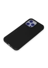 BFS  iPhone 15 Pro Max Kılıf Nano içi Kadife Silikon - Siyah