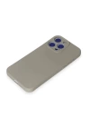 BFS  iPhone 15 Pro Max Kılıf Nano içi Kadife Silikon - Titan Gri