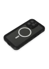 BFS  iPhone 15 Pro Max Kılıf Red Pepper Magneticsafe Su Geçirmez Kılıf - Siyah-Gri