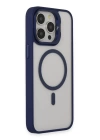 BFS  iPhone 15 Pro Max Kılıf Roblox Lens Magsafe Standlı Kapak - Lacivert