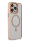 BFS  iPhone 15 Pro Max Kılıf Roblox Lens Magsafe Standlı Kapak - Pudra