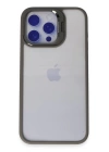 BFS  iPhone 15 Pro Max Kılıf Roblox Lens Standlı Kapak - Titan Gri