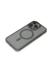 BFS  iPhone 15 Pro Max Kılıf Room Magneticsafe Silikon - Gri