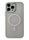 BFS  iPhone 15 Pro Max Kılıf Room Magneticsafe Silikon - Su Yeşili