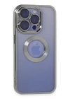 BFS  iPhone 15 Pro Max Kılıf Slot Silikon - Gümüş