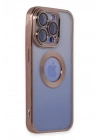 BFS  iPhone 15 Pro Max Kılıf Slot Silikon - Rose Gold