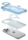 BFS iPhone 15 Pro Max Kılıf Troy Magsafe Kapak - Pembe