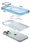 BFS  iPhone 15 Pro Max Kılıf Troy Magsafe Kapak - Sarı
