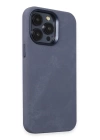 BFS  iPhone 15 Pro Max Kılıf Velvet Magsafe Kapak - Lacivert