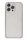 BFS  iPhone 15 Pro Max Metal Bumper Mat Kapak - Gri